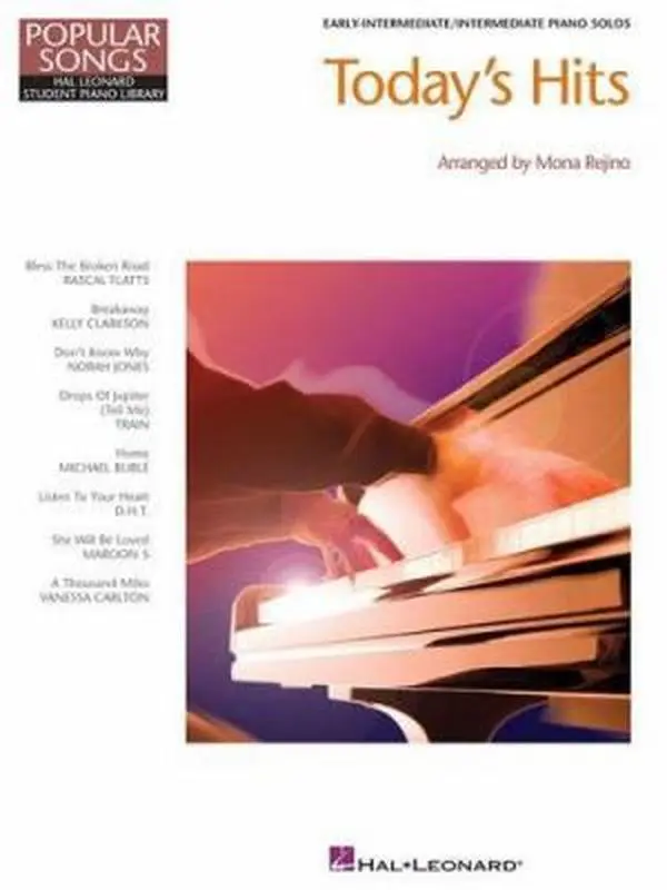 Used Hal Leonard Student Piano Library Popular Songs Series Sheet Music Book - Arranged, Paperback, English Text, Music Books, Soft Covers
