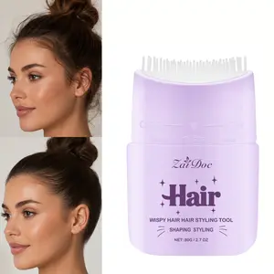 Hair Finishing Stick 80G - Easily tames flyaways for a neater, smoother hairstyle. Compact and portable, apply for instant sleekness—non-sticky, non-greasy, hassle-free daily grooming.