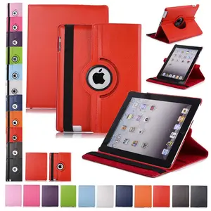 Luxury PU Leather 360-Degree Rotating Holder Casing, Tablet Protection Accessories for Apple iPad Mini 1, 2, 3 (Landscape View Compatible)