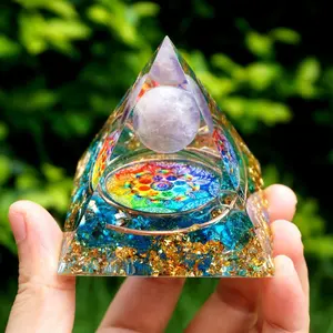 Spiritual Energy Orgone Crystal Pyramid