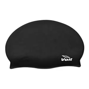 Swim Cap Silicone for Adults – Training & Recreation | Black