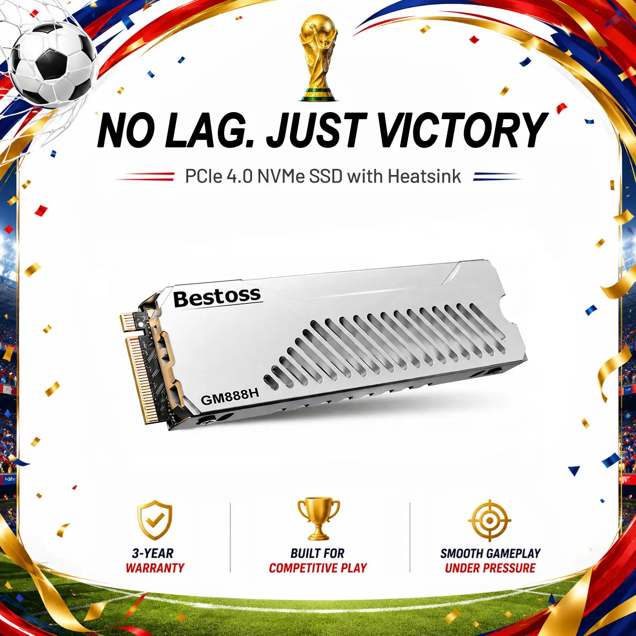 Bestoss GM888 H 1TB/2TB M.2 SSD with Heatsink for PS5/Gaming Consoles/PC,up to 7350mb/s NVMe M.2 PCIe Gen4 Internal Solid State Drive technology enthusiast nand nvme fast storage drive