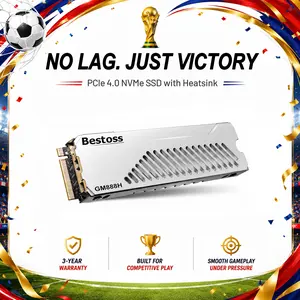 Bestoss GM888 H 1TB/2TB M.2 SSD with Heatsink for PS5/Gaming Consoles/PC,up to 7350mb/s NVMe M.2 PCIe Gen4 Internal Solid State Drive technology enthusiast nand nvme fast storage drive