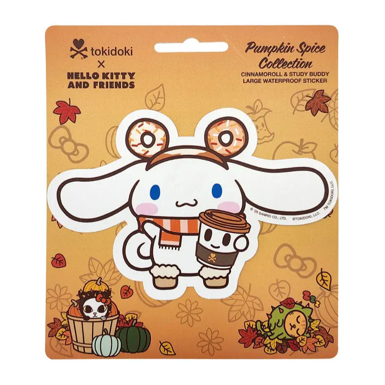 Cinnamoroll x Tokidoki Large Sticker (Pumpkin Spice Harvest)