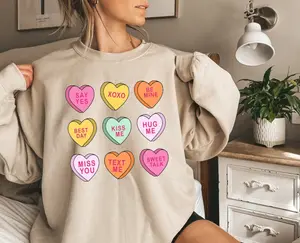 Gift for love, Be Mine Sweatshirt, Conversation Hearts Shirt, XOXO Sweatshirt, Valentines Day Shirt, Gift For Her, Gift For Valentine, Love
