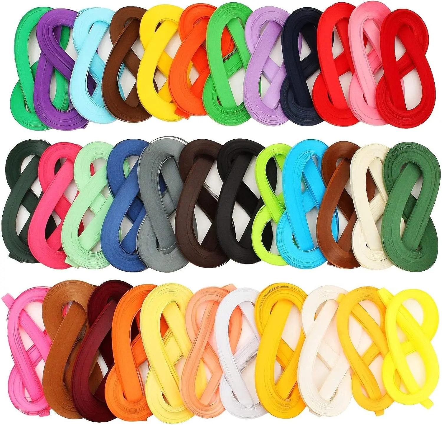35 Colors 4200 Strips Paper Quilling Strips Set | Width 5mm Length 54cm Quilling Art Strips for DIY Craft