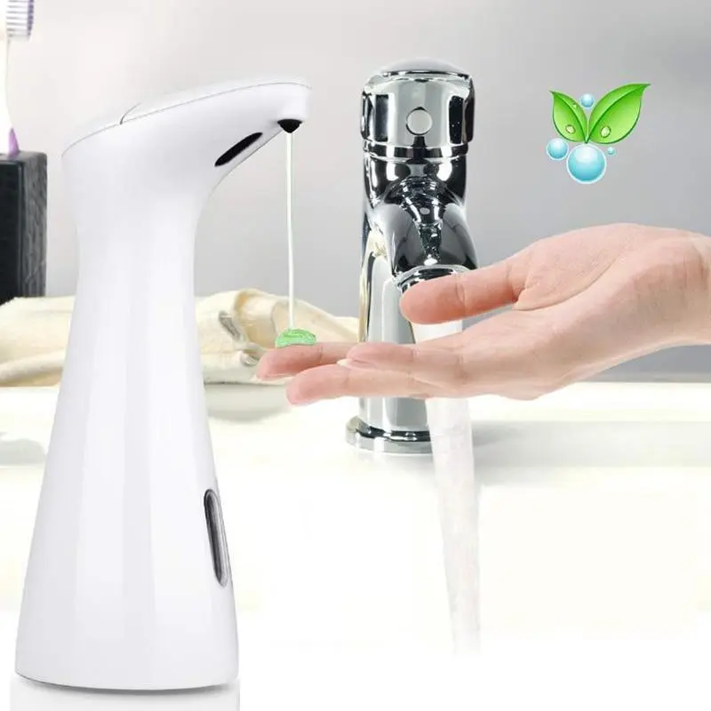 Automatic Liquid Soap Dispenser 0.5L Touchless Sensor Dispenser for Hands-Free Hygiene 200ml Capacity ABS Material 7.4x2.6x3.7in