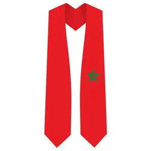 Morocco Graduation Stole - Morocco Flag Sash