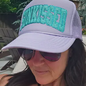 Baseball Hat with Sequin Sunkissed Patch