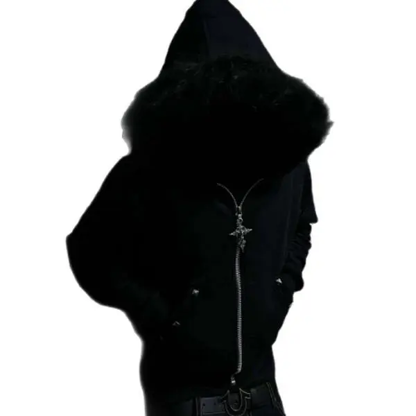 fur hoodie zip up tiktok shop - TikTok Shop