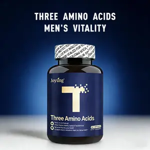 JOYUNG 3 Amino Acid Complex Capsules with Zinc & Vitamin E | Daily Wellness Support Formula | L-Arginine, L-Citrulline, L-Glutamine | 60 Capsules