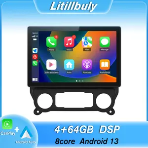 Car Stereo for Chevy Silverado GMC Sierra 2014-2018 touch screen has Android Auto Wireless Carplay, Bluetooth WIFI supports GPS Navigation（With Bose system, you need to purchase an additional fiber optic box! ! !）