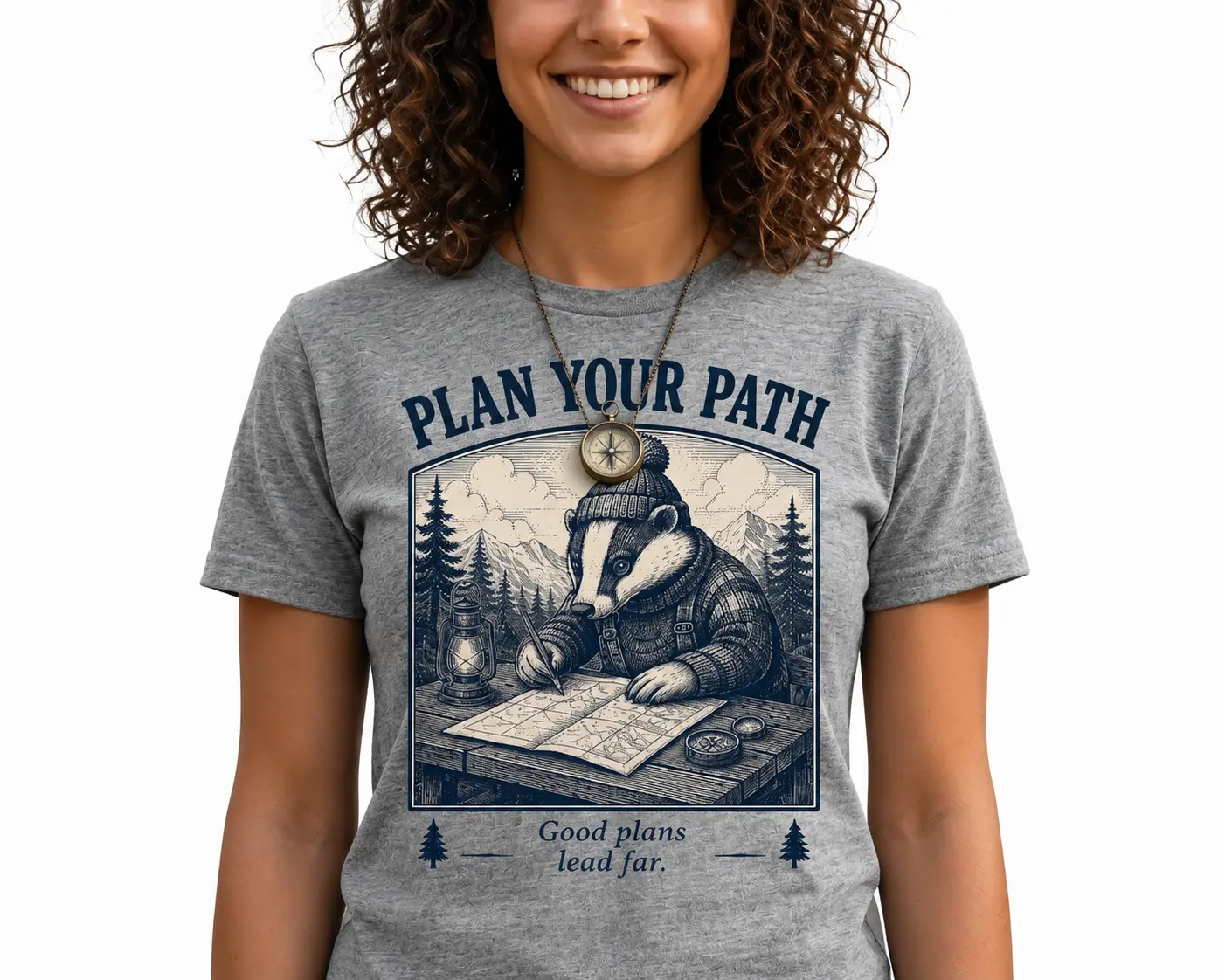 Comfort Colors Plan Your Path Badger Shirt