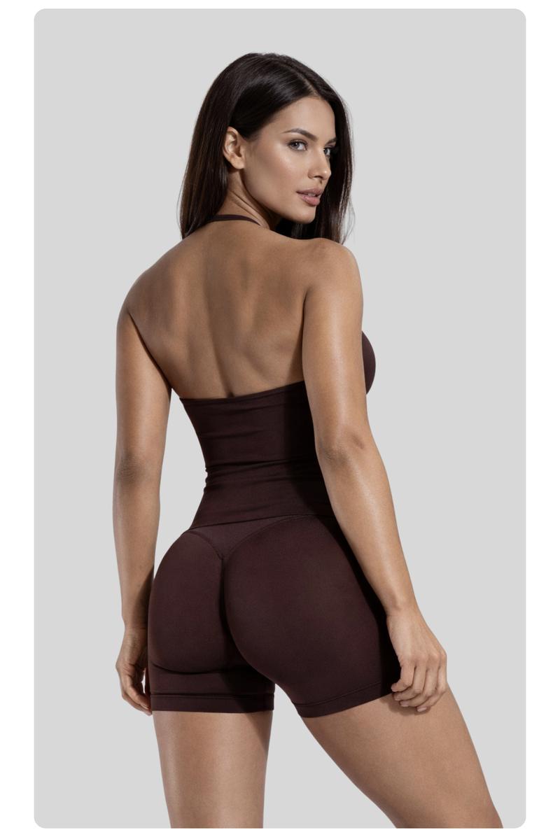 Coral Canton Halter Top & Impact Short Set Coral Canton Halter Top & Impact Short Set