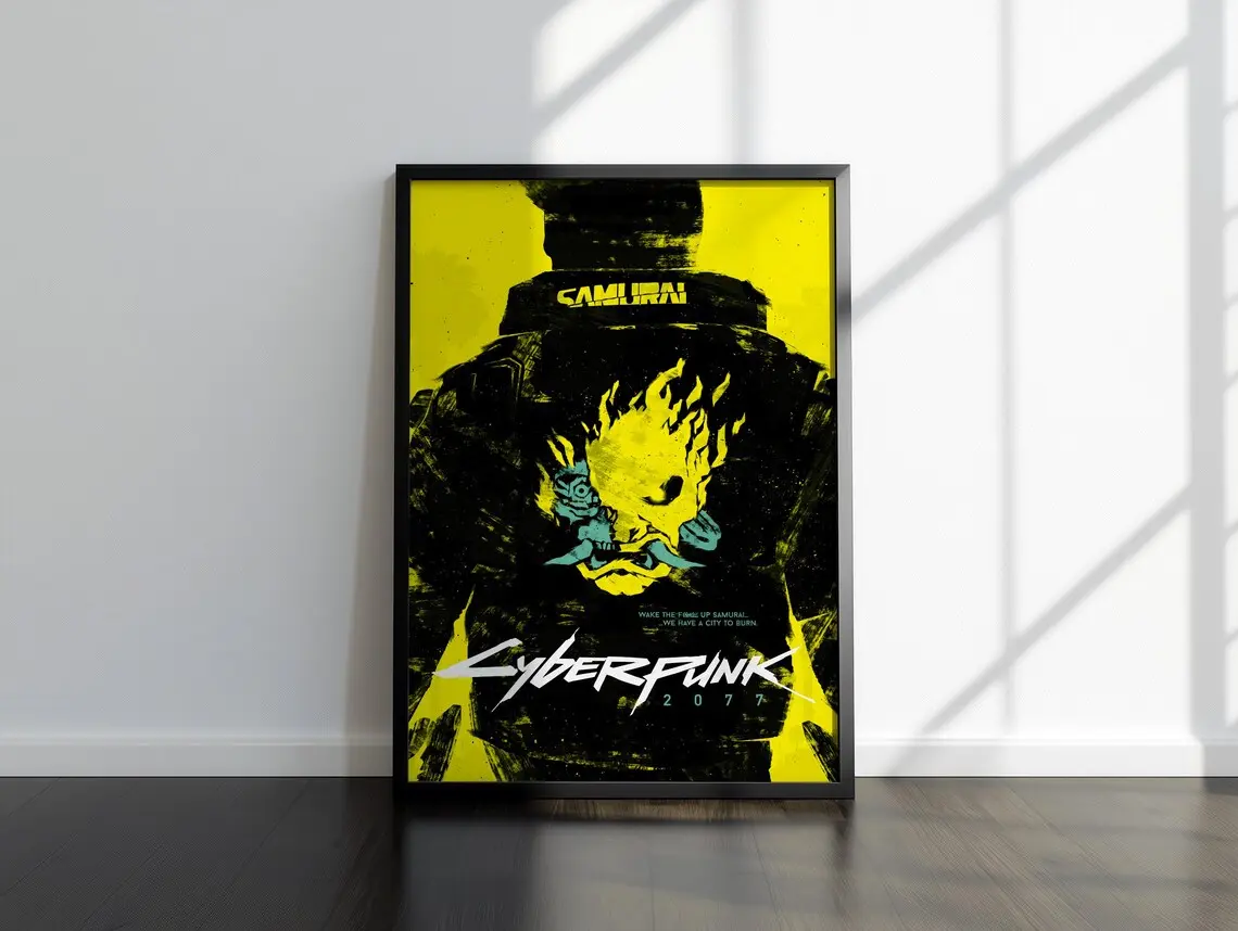 Cyberpunk 2077 Poster | Cyberpunk 2077 Artwork | High Quality Prints | Gaming Artwork | Video Game Poster | Wall Art Poster | Gamer Gifts