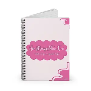 Her Manifestation Era Notebook – Ruled Spiral Journal for Daily Manifesting, Personal Growth, Affirmations & Goal Setting