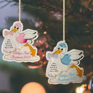 Stork Baby's 1st Christmas Ornament | 22 pieces wholesale