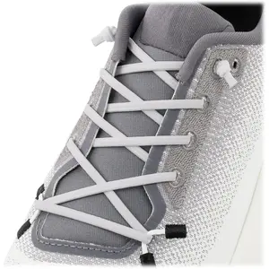 2 Pairs High Stretch Elastic Shoe Laces for Sneakers No Tie Shoelaces for Adults and  4mm Wide