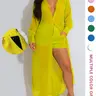 Women's Solid Color Button Front Shirt & Shorts Two-Piece Set, Casual Basic Fashion Chic Elegance Cozy Breathable Outfits for Daily Outdoor Wear, Women Clothes for Summer Womenswear