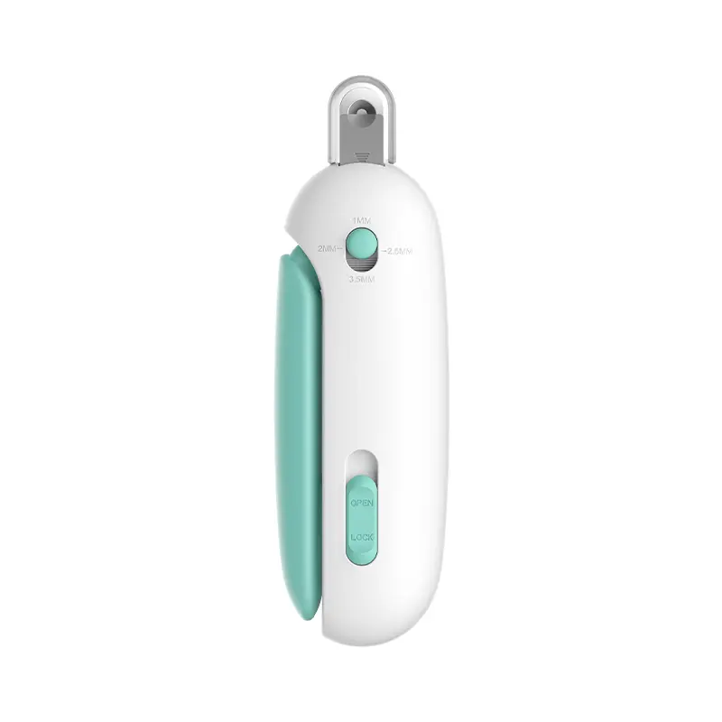 2-in-1 Cat Pushing Clipper, Adjustable Cat Nail Clipper, Kitten Nail Clipper, Suitable for trimming toes and claws of cats of 1-3.5mm sizes, Paw Trimmer