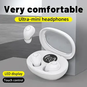 SK32 Mini Sleeping 5.4 Bluetooth Earphone Wireless Headphones Sport Running Invisible Earbuds HIFI Bass For Xiaomi Redmi Headset