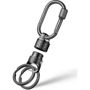 Quick Release Magnetic Keychain, Anti-Fall Detachable Magnet Key Chain with 2 Safety Lock Buttons
