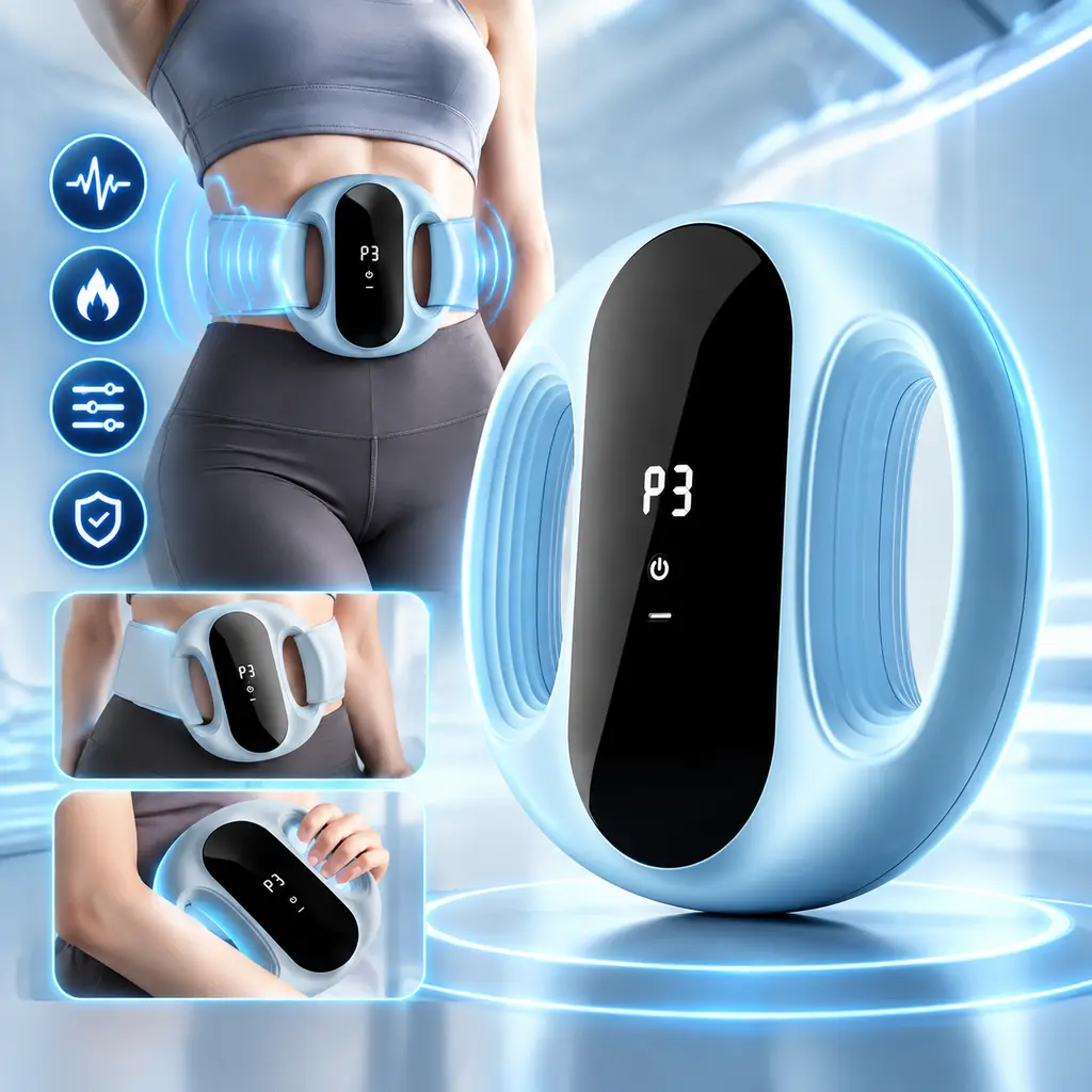 Digital Display Abdominal Training Wheel - Dual Grips Compact Home Gym Workout Equipment, Multi-Modes Portable Handheld Gear for Core & Torso Muscle Training, Home Gym Equipment