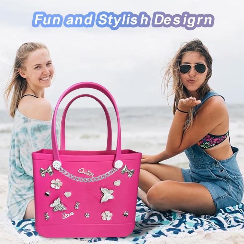 Shoe or Bag Charms for Bogg Bag or Shoes,Pearls,Butterfly Flowers and Chain for Shoe or Bogg Bag Accessories Charms for Women sandal decoration diy (20 pcs) Shoe or Bag Charms for Bogg Bag or Shoes,Pearls,Butterfly Flowers and Chain for Shoe or Bogg Bag Accessories Charms for Women sandal decoration diy (20 pcs)