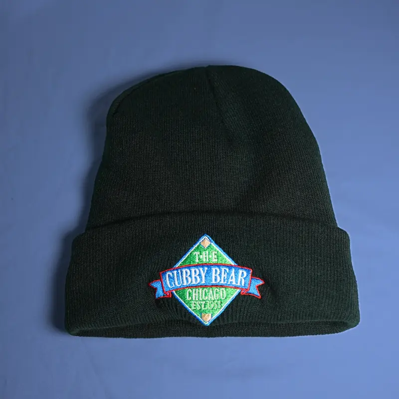 Black Classic Cubby Bear Beanie - Cozy and Soft