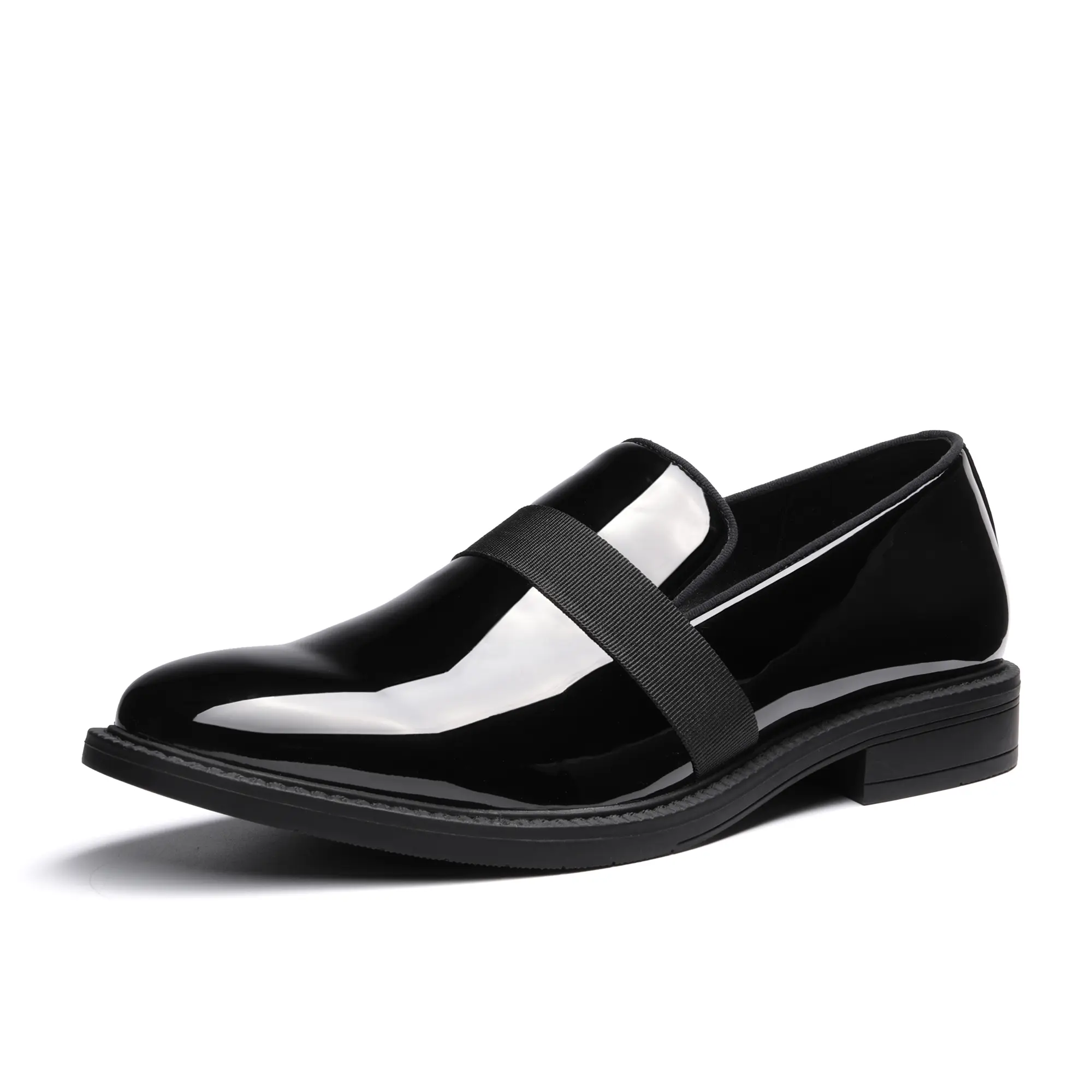 BRUNO MARC Men's Classic Velvet Slip-On Tuxedo Loafers - Soft Memory Foam, Round Toe, TPR Outsole, PU Upper, Stable, Comfortable Office Footwear, Contemporary Formal Shoes, Casual