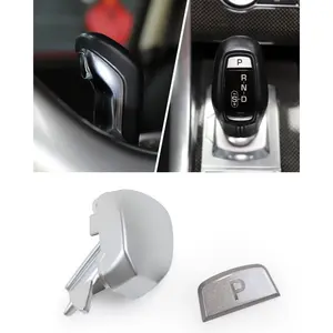 2PCS Gear Shift Button Cover Gear Shift Knob Lever Parking Button Trim Lid Compatible with Land Rover Range Rover Sport 2014-2022 Replacement Parts #   LR 117072   LR 086213