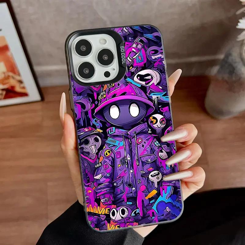 Compatible for iPhone16 15 14 16promax 16pro 15pro 13 12 11 Case, Clear Case  Urban Street Style Soft TPU Shockproof Protective Case Stylish Patterns phone  case nic junk phone cases - TikTok Shop