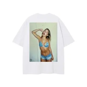 Addison Rae Unisex Fog T-shirt - Solid Color Loose Fit Streetwear Style Tshirt
