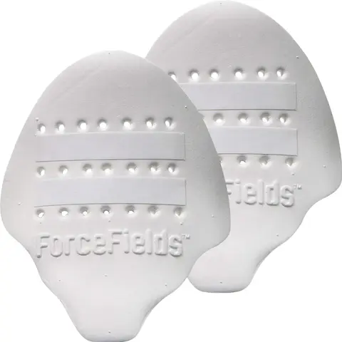 Forcefield Foam Toe Guards - Patented Design Toe Protectors for Shoes, Unisex Small Footwear Accessory for Adults/Kids, Fits Inside Boots, Prevents Creases, Keeps Shoes Looking New