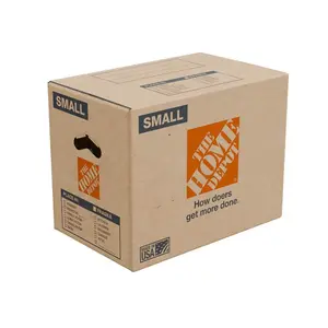 Small Moving, Shipping, Packing Box with Handles (10 Pack)
