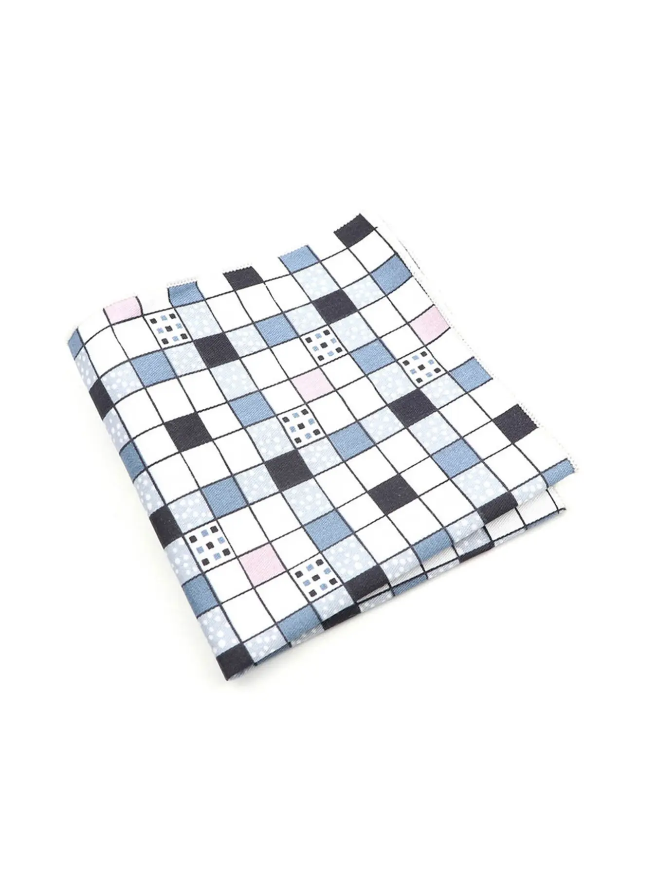 Men's Handkerchief, British Fashion Geometric Pattern Pocket Square, Elegant Suit Pocket Scarf, All Seasons Accessory