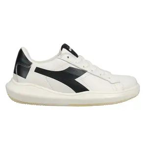 diadora Mens Mass Damper Derby Lace Up Sneakers Shoes Casual - Black, White