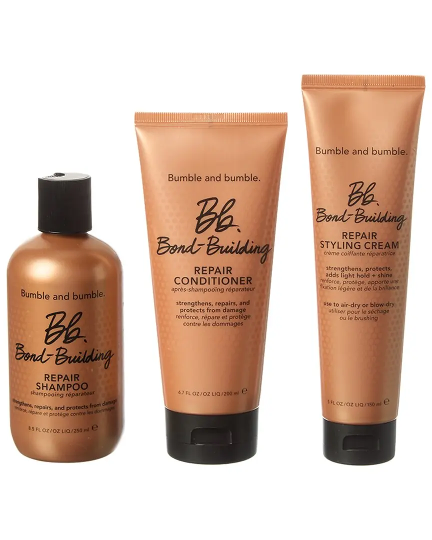 Bumble and bumble. 3pc Bond Building Shampoo & Conditioner & Style Cream