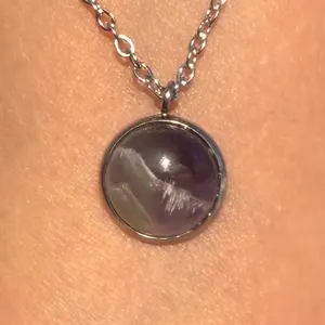 Dainty Chevron Amethyst Necklace also known as “Dream Amethyst”  natural gemstone #handcrafted #hypoallergenic