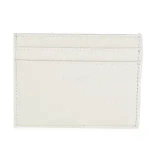 White Grain De Poudre Credit Card Case