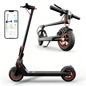 Electric Scooter U7 PRO, 19 MPH Max Speed, 19-25 Miles Range, Peak 800W Motor, Long Range Battery, 8.5'' Solid Tires, Climbable, Dual Brakes, App, Foldable Portable Commuter Scooter, Perfect Gift for Adults Teens
