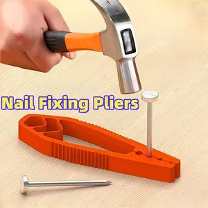Nail Fixing Tools, Safety Nail Holder, Multi-Specification Nail Locator, Protects Fingers, Ideal for Nails and Screws