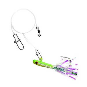 Tsunami TGMR1 Hi-Low Glass Minnow Jigging Rig