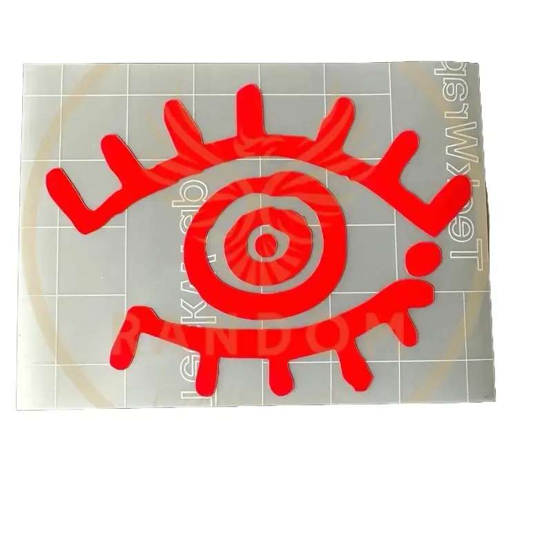 Xpantia Decal Stylish Car Merch Inspired by Fuerza Regida Unique Vinyl Eye Design 5x3.66 Inches Vehicle Exterior Decoration