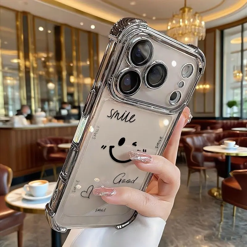 Basic Design Shockproof Phone cases Case Compatible with iPhone 17 Air 16 15 14 13 12 11 Pro Max Plus xs max Featuring Strengthened Four Corners Soft Back for Drop Protection 2D printing