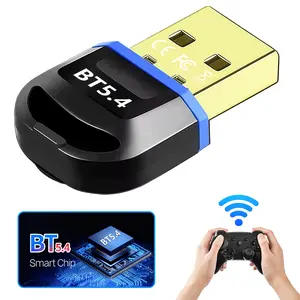 Usb Bluetooth Adapter for PC , EDR&BLE ，Wireless Dongle Transmitter & Receiver ， Plug & Play for Windows 11/10/8.1, 20m Range for Headphones, Mouse, Keyboard, Game Controllers, Phone, Laptop，ETC