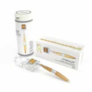 192Pin 0.25mm Gold Titanium Roller Micro Needle derma roller Facial Massager Skin Care Tool Dermal roller Microneedle Roller Dermaroller