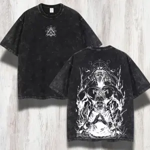 Jujutsu Kaisen Mahoraga Sukuna Anime Washed T-Shirt, Hoodie – Vintage Washed Cotton Manga Tee 1S4