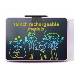 16 Inch Handwriting Board Drawing Board Children Learning Doodle Blackboard Writing Board Colorful Dual Pen Digital Board Bead Fusion Board