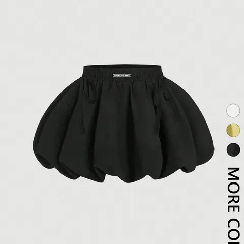 Black Bowknot Trim Floral Bubble Hem Skirt,Lined Pants, Low Waist,,Date Night Outfits Women,Going Out Outfits,Bubble Skirt,Sexy Women Outfits,Y2k Skirt,Feminine